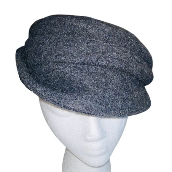 Lillie & Cohoe Boiled Wool Lexi Hat - Sze 1 (23") - Canadian Made - Cloche Style - Picture 1 of 8